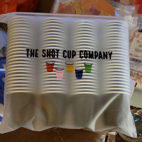 The Shot Cup Company 100ct 2oz. Black Disposable New - Picture 1 of 2
